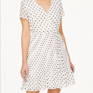 Loft pleated wrap dress - NEW WITH TAGS